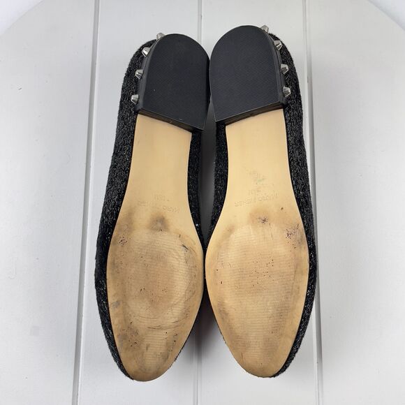 Marc Fisher Women's Size 9.5 M Shoes Abree 3 Studded Slip On Loafers Pewter - Picture 6 of 6